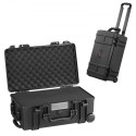 1.58 Cu.ft Weatherproof Hard Case with Retractable Pull Handles & Wheels
