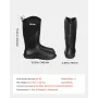 Men's Rubber Boots, Protective Footwear, Waterproof Anti Slip Hunting Boots, Gardening Insulated Mud Boots, Protective Footwear,