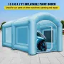 13 x 8 x 7FT Inflatable Spray Booth Tent Inflatable Paint Booth Tent Car Paint Booth Giant Workstation 210D Oxford Fabric With