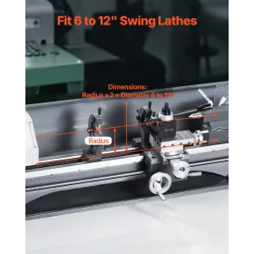 Quick Change Tool Post Set 8 PCS Lathe-værktøjsholdere til 6