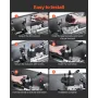 Quick Change Tool Post Set, 8 Pcs, Includes Lathe Tool Holders, Wedge Type Tool Post with Turning Tool Holder Accessories, Fit f