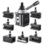 Quick Change Tool Post Set 8 PCS Lathe-værktøjsholdere til 6