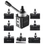 Quick Change Tool Post Set 8 PCS Lathe-værktøjsholdere til 6