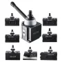 Quick Change Tool Post Set 8 PCS Lathe-værktøjsholdere til 10