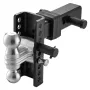 Justerbar trailerhitch 2.5 "Modtager 6" Drop Tri-Ball Hitch