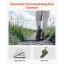 Kvinders ankeldækstøvler Vandtæt anti-slip arbejde regnstøvler