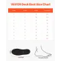 Women's Deck Boots, Waterproof Fishing Rain Boots, Anti-Slip Ankle Rubber Boots, Gardening Insulated Mud Boots, Neoprene Rubber,