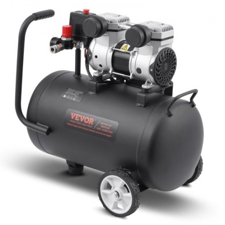 Air Compressor Compact Portable Oil Free Compressor 8 Gallon 90 PSI