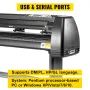 Digital Clamshell 15" X 15" (38 X 38cm) Heat Transfer Press + 28 inch Vinyl Cutter Machine Kit Software