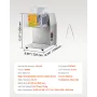 Elektrisk kødskæremaskine 850W Commercial Meat Slicer Cutting