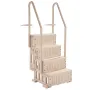 Swimming Pool Ladder, 4-Step Double Handrails Stairs with Non-slip Heavy Duty Steps, Max Load Capacity 400 lbs, for 48-54 In Ing