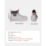 Men's Deck Boots, Waterproof Fishing Rain Boots, Anti-Slip Ankle Rubber Outdoor Work Shoes, Gardening Insulated Mud Boots Footwe