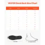 Men's Deck Boots, Waterproof Fishing Rain Boots, Anti-Slip Ankle Rubber Outdoor Work Shoes, Gardening Insulated Mud Boots Footwe
