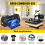 Heat Press 15 "X15" Vinyl Cutter Plotter 14 "Desktop Backlight