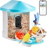 Smart Bird Feeder with Camera 2K HD AI Identify Bird Species Auto Capture