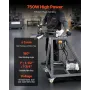 Electric Tube Bending Machine, 750W Electric Tubing Bender with 6L Hydraulic Cylinder, Movable Pipe Bender Machine with 3 Dies &