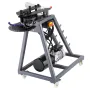 Electric Tube Bending Machine, 750W Electric Tubing Bender with 6L Hydraulic Cylinder, Movable Pipe Bender Machine with 3 Dies &