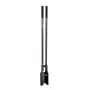 Post Hole Digger, Heavy Duty Post Hole Digger with Carbon Steel Handle, Manual Hole Digger with Scale Markings and Metal Blade, 