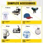 Heat Press 15 "X15" Vinyl Cutter Plotter 14 "Desktop Backlight