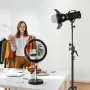 Air polstret aluminiumsfotografering Lysstativ med Boom Arm