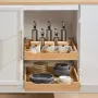 2 -lags træk kabinetarrangøren blød tæt træskuffe 20 "W x 21" D