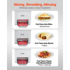 Electric Meat Cutter Machine 550W Commercial Meat Slicer Cutting Machine