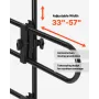 Dogbil barriere metal justerbar kæledyr barriere universal-fit