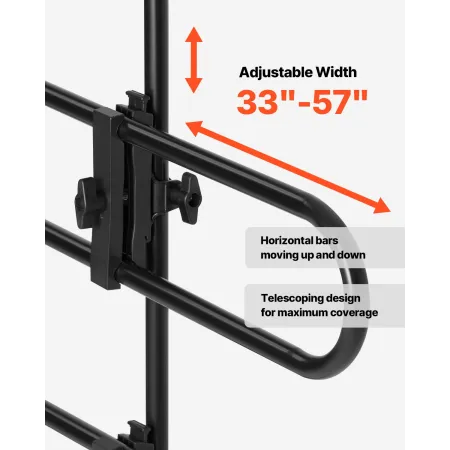 Dogbil barriere metal justerbar kæledyr barriere universal-fit