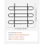 Dog Car Barrier, Adjustable Universal-Fit Vehicle Pet Barrier for Cars, Trucks and SUVs, Easy to Install Dog Car Gate - Strong M