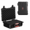 0.56 Cu.ft Weatherproof Hard Case with Handle Clips Padlock Holes PU Foam