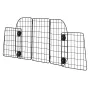 Dog Car Barrier, 38.5"-61.6" Adjustable Car Divider for Trunk Cargo Area, Universal-Fit Back Seat Heavy-Duty Wire Mesh Dogs Sepa