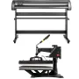 5 In1 Heat Press 38.1 x 38.1 cm Transfer Cap 134.6 cm Vinyl Cutter Plotter Cutting 3 Blades
