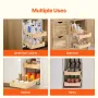 2Tier Pull Cabinet Organizer Soft Close Slideout Wood skuffe 14