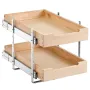 2Tier Pull Cabinet Organizer Soft Close Slideout Wood skuffe 14