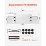 Dogbilbarriere 38 "-66.3" Justerbar Pet Divider Gate til