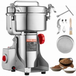 2000g Commercial Spice Grinder Electric Grain Mill Grinder High Speed