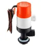 Livewell Pump for Boat, 12V 69 L/min(1100 GPH) Straight Livewell Aerator Pump with Dual Inlet, ABA Housing & Detachable Motor Ca