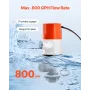 Livewell Pump til båd 12v 800 Gph Livewell Aerator Pump lige 2