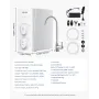 Omvendt osmosisystem 400 GPD 8-trins tankless under