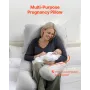 Pregnancy Pillow, U-Shaped Full Body Maternity Pillow for Pregnant Women, Soft and Breathable Pregnant Support Pillows with Remo