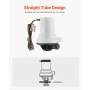 Livewell Pump for Boat, 12V 101 L/min(1600 GPH) Straight Livewell Aerator Pump with Dual Inlet, ABA Housing & Detachable Motor C