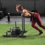 Weight Training Sled, Pull Push Power Sled, Fitness Strength Resistance Training, Steel Workout Equipment for Athletic Exercise