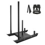 Weight Training Sled, Pull Push Power Sled, Fitness Strength Resistance Training, Steel Workout Equipment for Athletic Exercise
