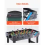 4-in-1 Combo Game Table Set, 48" Air Hockey Table, Multi Combination Table with Air Hockey, Pool Billiard, Foosball, Ping Pong, 