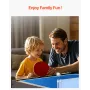 122cm lufthockey Tabel 4-i-1 Combo Game Table Foosball Ping