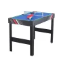 4-in-1 Combo Game Table Set, 48" Air Hockey Table, Multi Combination Table with Air Hockey, Pool Billiard, Foosball, Ping Pong, 