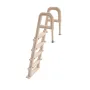 Swimming Pool Ladder, Inclined 5-Step Double Handrails Stair, Non-slip Heavy Duty Step, Load Capacity 300 lb, for 48-54" Ingroun