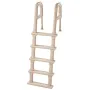 Swimming Pool Ladder, Inclined 5-Step Double Handrails Stair, Non-slip Heavy Duty Step, Load Capacity 300 lb, for 48-54" Ingroun