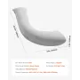 Pregnancy Pillows, L-Shaped Maternity Pillow for Pregnant Women, Soft & Breathable Pregnancy Body Pillow with Washable Jersey Co