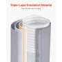Air Conditioner Hose Cover Wrap, Portable AC Hose Duct Vent Cover Sleeve, Insulation Sleeve for 5 & 5.9" Diameter Exhaust Hoses 